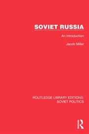 Buy Soviet Russia An Introduction