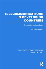 Buy Telecommunications In Developing Countries The Challenge From Brazil