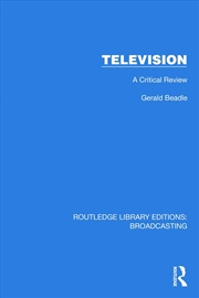Buy Television A Critical Review