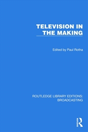 Buy Television In The Making