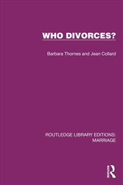 Buy Who Divorces?