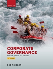 Buy Corporate Governance : Principles, Policies, And Practices