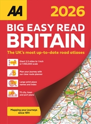 Buy Aa Big Easy Read Atlas Britain 2026
