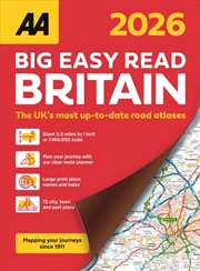 Buy Aa Big Easy Read Atlas Britain 2026
