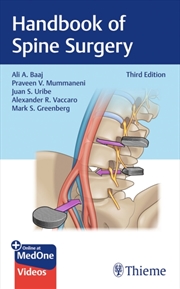 Buy Handbook Of Spine Surgery