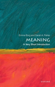 Buy Meaning : A Very Short Introduction