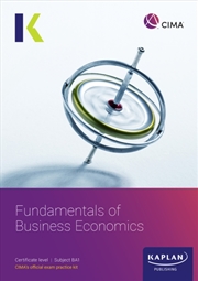 Buy Ba1 Fundamentals Of Business Economics - Exam Kit