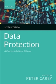Buy Data Protection : A Practical Guide To Uk Law
