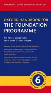 Buy Oxford Handbook For The Foundation Programme