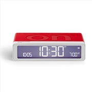 Buy Lexon Flip Classic Reversible Alarm Clock Pantone - 2035 Red
