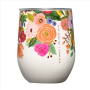 Buy Corkcicle Stemless - 340Ml Rifle Paper - Garden Party Cream