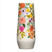 Buy Corkcicle Stemless Flute - 207Ml Rifle Paper - Garden Party Cream