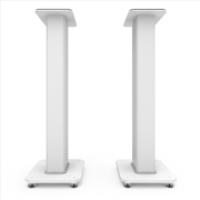 Buy Kanto Sx30W 30" Tall Fillable Speaker Stands With Isolation Feet - Pair, White