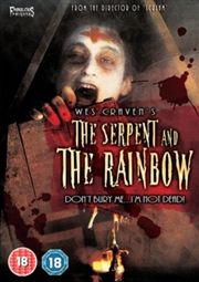 Buy The Serpent And The Rainbow (REGION 2)
