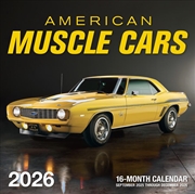 Buy American Muscle Cars 2026 16-Month Calendar--September 2025 through December 2026