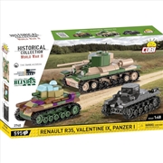Buy WW2 - Renault, Valentine, Panze (595 Pcs)