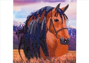 Buy CrystalArt - Horse 18x18cm Card