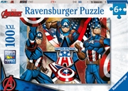 Buy Marvel Captain America 100 Piece