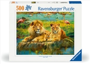 Buy Lions In The Savannah Puzzle 500 Piece