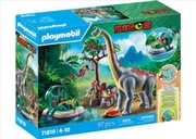 Buy Playmobil - Brachiosaurus with Hovercraft