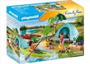 Buy Playmobil - Camping with campfire