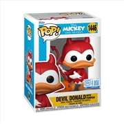 Buy Disney - Devil Donald Duck Pop! Vinyl RS