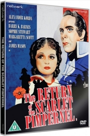 Buy Return Of The Scarlet Pimpernel (REGION 2)