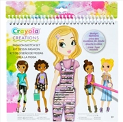 Buy Crayola Creations Fashion Sketch Kit