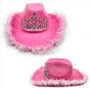 Buy Cowboy Hat Pink Feather