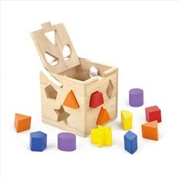 Buy Viga Wooden Shape Sorting Cube