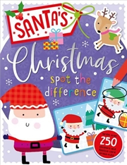 Buy Santa’S Christmas Spot The Difference Sticker Activity Book