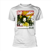 Buy Bad Brains - Colour Block - White - Large