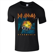 Buy Def Leppard - Pyromania - Black - XL