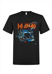 Buy Def Leppard - On Through The Night - Black - XL