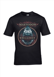 Buy Mastodon - Megalodon - Black - XXL