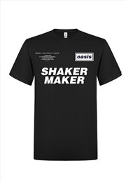 Buy Oasis - Shakermaker Tracklisting - Black - XXXL
