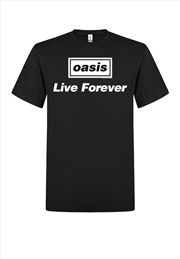 Buy Oasis - Live Forever - Black - Medium