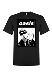 Buy Oasis - Noel & Liam Boxed Photo - Black - XXXL