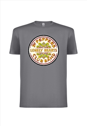 Buy The Beatles - Lonely Hearts Club - Grey - Small