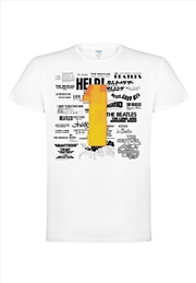 Buy The Beatles - Number One - White - XXXL