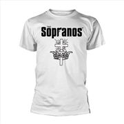 Buy The Sopranos - Cross & Crown - White - Small