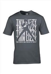 Buy Thin Lizzy - Boys Are Back In Town - Grey - XL