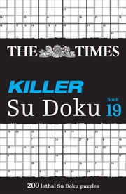 Buy The Times Killer Su Doku Book 19