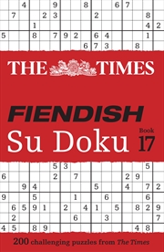 Buy The Times Su Doku The Times Fiendish Su Doku Book 17