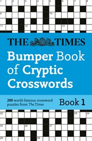 Buy The Times Crosswords - The Times Bumper Book Of Cryptic Crosswords Book 1