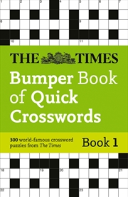 Buy The Times Crosswords - The Times Bumper Book Of Quick Crosswords Book 1