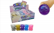Buy Squishy Glitter Bear 8cm