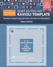 Buy Fast2Cut Quilt As-You-Go Ravioli Template : Transform Scraps & Upcycled Fabric Into One-Of-A-Kind Qu