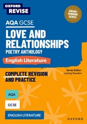Buy Oxford Revise: Aqa Gcse English Literature: Love And Relationships Poetry Anthology