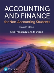Buy Accounting And Finance For Non-Accounting Students